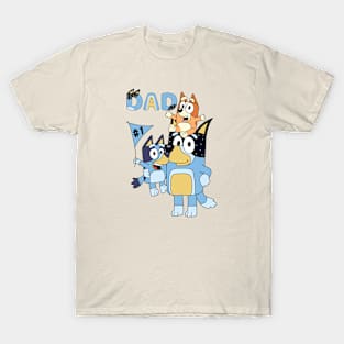 Best Dad Ever - Bluey Family T-Shirt